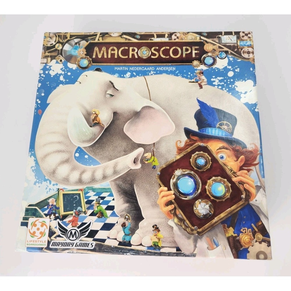 Macroscope Game Martin Nedergaard Anderson Mayday Games Lifestyle Boardgame 2017